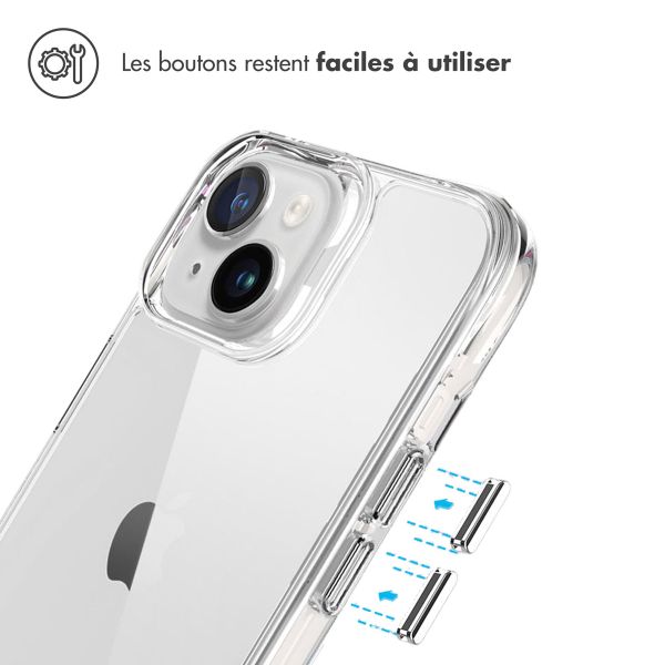 imoshion Coque Rugged Air Apple iPhone 15 Plus - Transparent