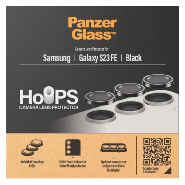 PanzerGlass Protection Caméra Hoops Optic Rings Samsung Galaxy S23 FE
