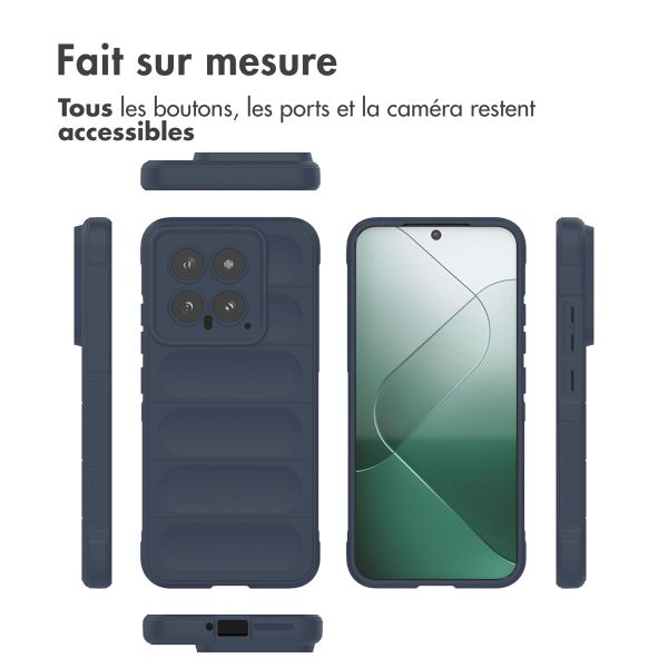 imoshion Coque arrière EasyGrip Xiaomi 14 - Bleu foncé