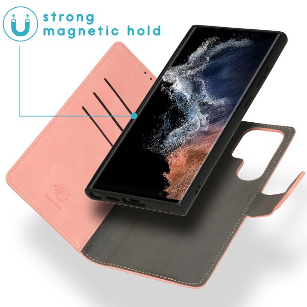 imoshion Etui de télephone luxe 2-en-1 amovible Samsung Galaxy S23 Ultra - Rose
