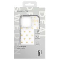 iDeal of Sweden Coque arrière Mirror Apple iPhone 16 Pro - Golden Hearts