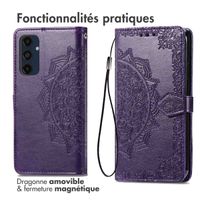 imoshion Etui de téléphone portefeuille Mandala Samsung Galaxy S24 FE - Violet