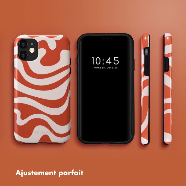 Selencia Coque arrière Vivid Apple iPhone 11 - Dream Swirl Orange