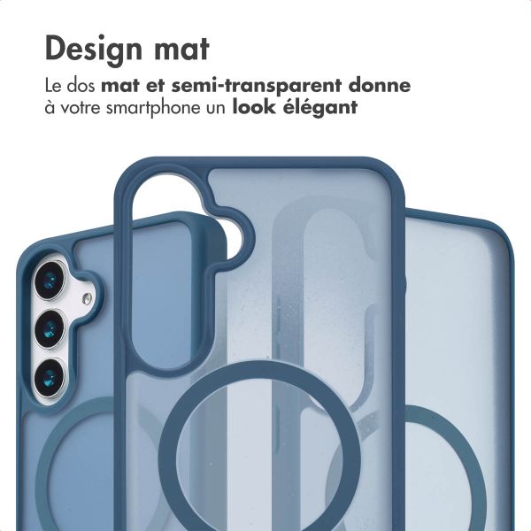 imoshion Coque Color Guard avec MagSafe Samsung Galaxy S25 Plus - Bleu foncé