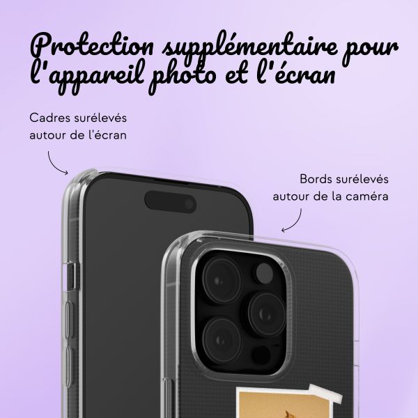 Coque personnalisée avec pellicule N°2 iPhone 16 Pro - Transparent