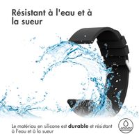 imoshion Bracelet silicone  - Connexion universelle 24 mm - Noir