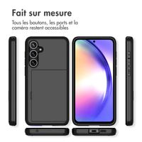 imoshion Coque arrière avec porte-cartes Samsung Galaxy A55 - Noir