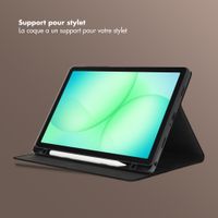 Selencia Coque tablette Riva Samsung Galaxy Tab A11 Plus - Noir