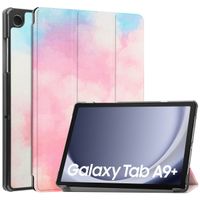 imoshion Coque tablette Design Trifold Samsung Galaxy Tab A9 Plus - Sky