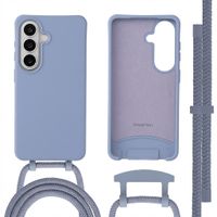 imoshion Coque arrière Color avec cordon amovible et MagSafe Samsung Galaxy S26 - Ash Blue
