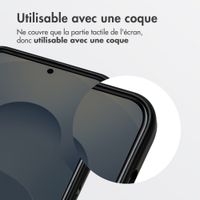 Accezz Protection d’écran en verre trempé avec filtre de confidentialité + Applicateur Samsung Galaxy S24 Plus / S25 Plus