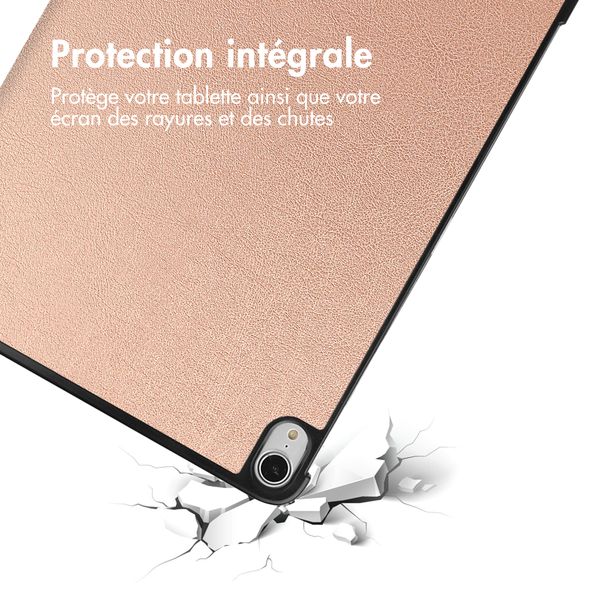 imoshion Coque tablette Trifold Apple iPad Air 13 pouces (2025) M3 / (2024) M2 - Rose Doré