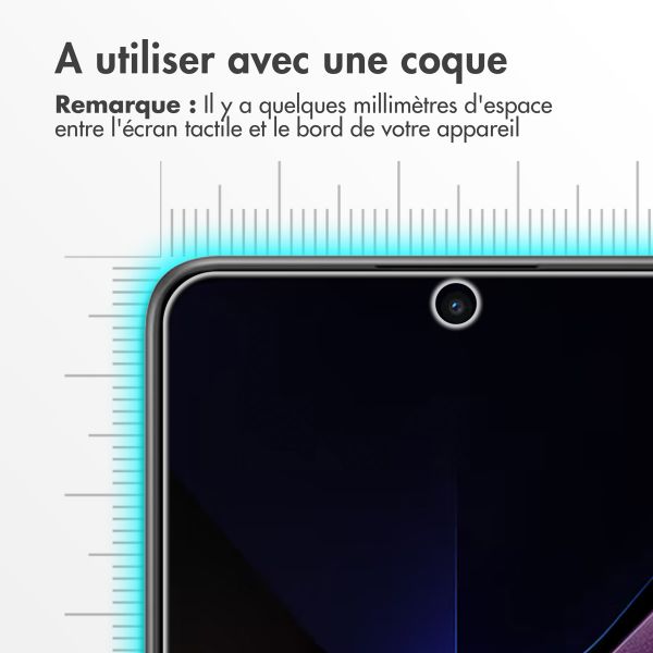 Accezz Protection d'écran en verre trempé Xiaomi Poco X7 Pro