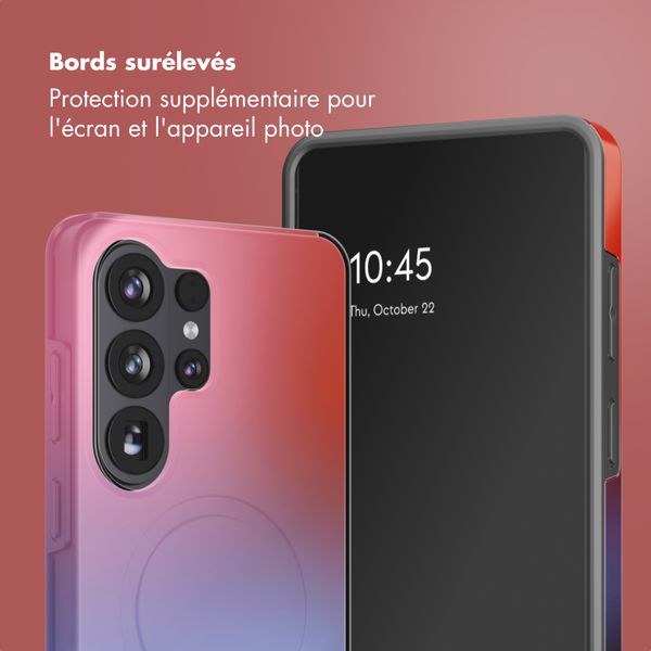 Selencia Coque arrière Vivid Samsung Galaxy S26 Ultra - Gradient Soft Blush
