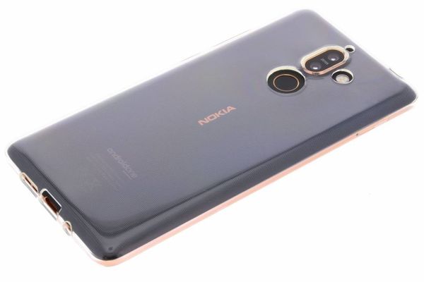 Coque silicone Nokia 7 Plus - Transparent