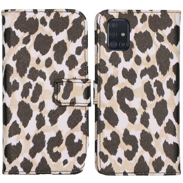 imoshion Coque silicone design Galaxy A51 - Golden Leopard