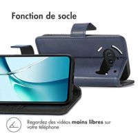 imoshion Étui de télephone portefeuille de luxe Nothing Phone (3a) - Bleu foncé