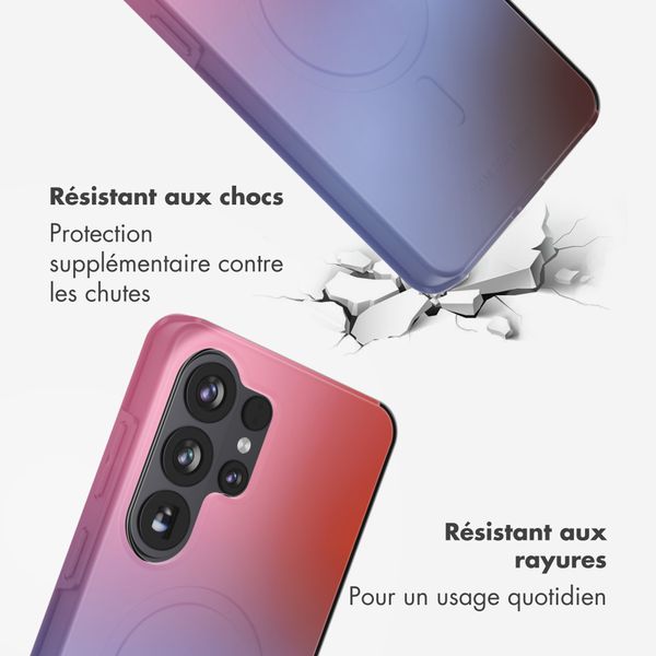 Selencia Coque arrière Vivid Samsung Galaxy S26 Ultra - Gradient Soft Blush