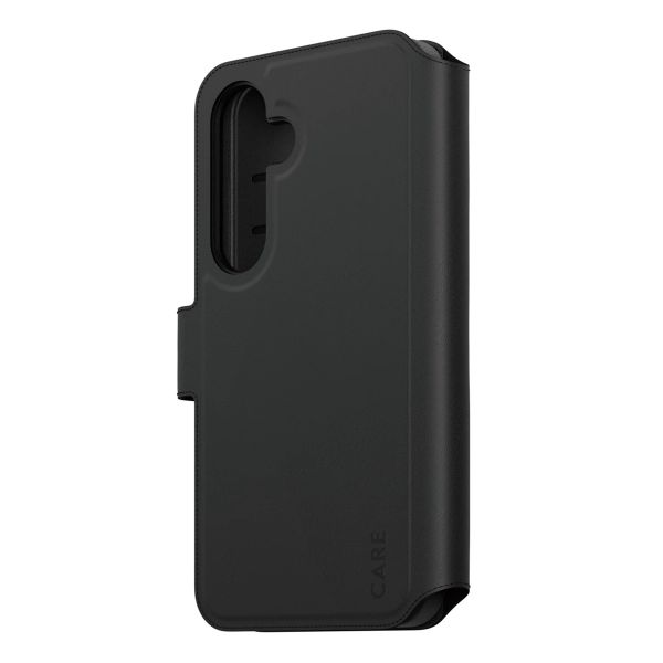 CARE by PanzerGlass Étui de télephone portefeuille Tango 2 en 1 avec MagSafe Samsung Galaxy S25 - Black