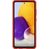 OtterBox Coque arrière React Samsung Galaxy A72 - Transparent /Rouge