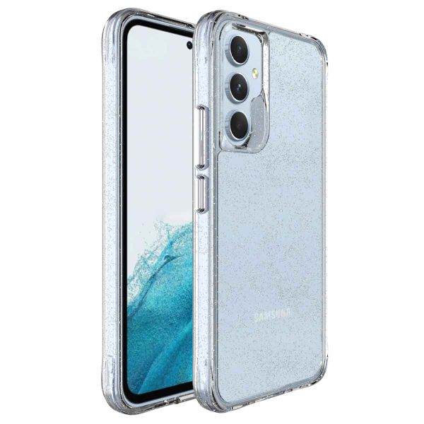 imoshion Coque arrière transparente Pailletée Samsung Galaxy A54 (5G) - Argent