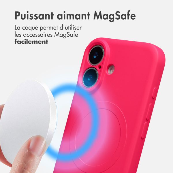 imoshion Coque Couleur avec MagSafe Apple iPhone 17 - Neon Pink