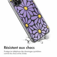 imoshion Coque design pour iPhone 11 - Tropical Violet Flowers Connect