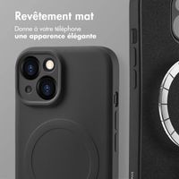 imoshion Coque Couleur avec MagSafe iPhone 15 - Noir