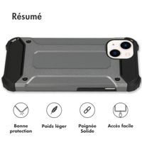 imoshion Coque Rugged Xtreme iPhone 14 - Gris foncé