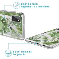 imoshion Coque Design Samsung Galaxy A41 - Monstera Leaves