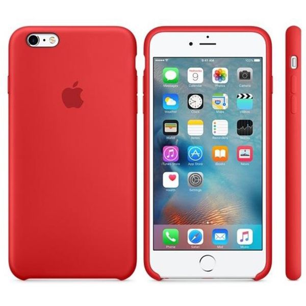 Apple Coque en silicone iPhone 6(s) Plus - Red