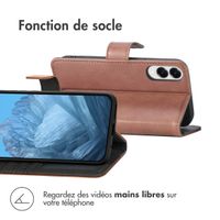 imoshion Étui de télephone portefeuille Samsung Galaxy S25 Edge - Marron