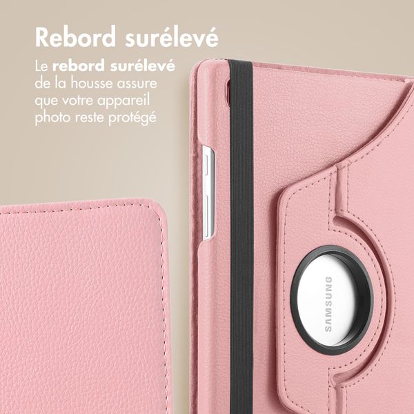 imoshion Coque tablette rotatif à 360° Samsung Galaxy Tab A7 - Rose