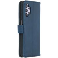 imoshion Étui de télephone portefeuille de luxe Samsung Galaxy A32 (5G) - Bleu foncé