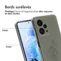 imoshion Coque Design Xiaomi Redmi Note 12 Pro (5G) - Floral Green