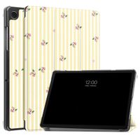 imoshion Coque tablette Design Trifold Samsung Galaxy Tab A11 Plus / A9 Plus - Garden Stripes