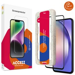 Accezz Protecteur d'écran intégral triple résistance avec applicateur Samsung Galaxy A54 (5G) / S23 FE