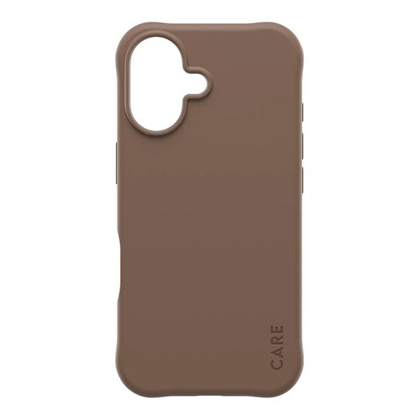 CARE by PanzerGlass Étui tendance Samba avec MagSafe Apple iPhone 17 - Espresso Brown