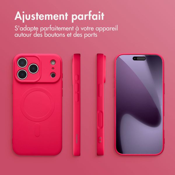 imoshion Coque Couleur avec MagSafe Apple iPhone 17 Pro Max - Neon Pink