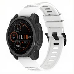 imoshion Bracelet QuickFit® Stripe en silicone  - Connexion Garmin 22 mm - Blanc