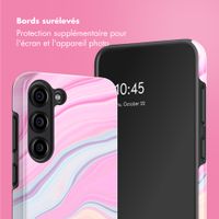 Selencia Coque arrière Vivid Samsung Galaxy S23 - Pastel Lipstick Marble
