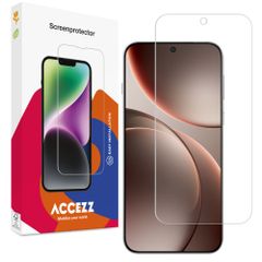 Accezz Protection d'écran en verre trempé Oppo Find X9