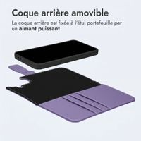 imoshion Étui portefeuille luxe 2-en-1 amovible Samsung Galaxy A37 (5G) - Violet