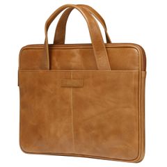 dbramante1928 Sac ordinateur 14 pouces Silkeborg - Cuir véritable - Golden Tan