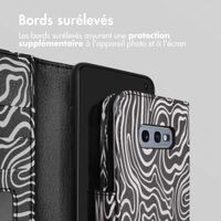 imoshion Étui de télephone portefeuille Design Samsung Galaxy S10e - Black And White