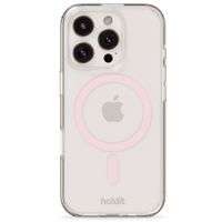 Holdit Coque MagSafe Apple iPhone 16 - Transparent / Pink