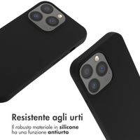 imoshion Coque en silicone avec cordon Apple iPhone 13 Pro - Noir