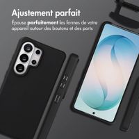 imoshion Coque arrière Color avec cordon amovible et MagSafe Samsung Galaxy S26 Ultra - Noir