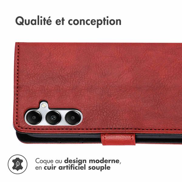 imoshion Étui de télephone portefeuille Samsung Galaxy A35 - Rouge