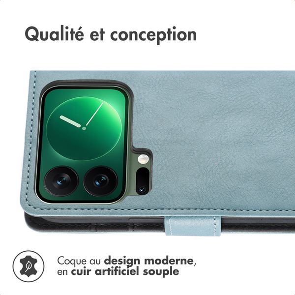 imoshion Étui de télephone portefeuille Xiaomi 17 Pro Max - Gris clair